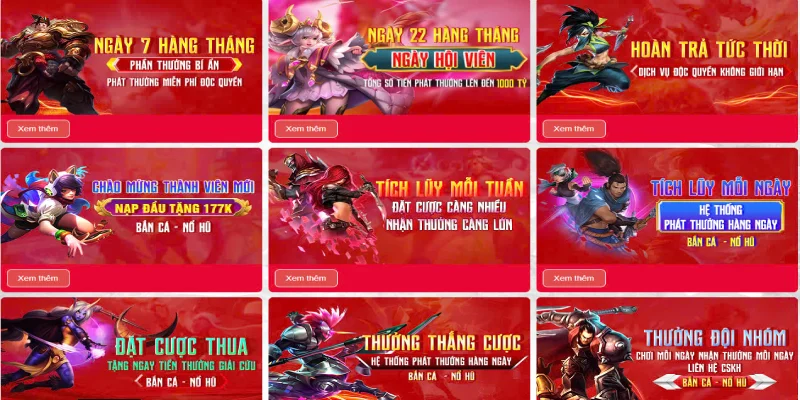 Siêu ưu đãi được triển khai liên tục
